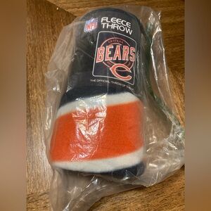 New Lt Wt Soft Fleece Throw Blanket 50" X 60"  Campaign NFL Chicago Bears New